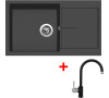 Sinks INFINITY 860 Pureblack + Vitalia GR