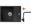 Sinks PERFECTO 650 Metalblack + Elka černá matná