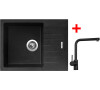 Sinks PERFECTO 650 Granblack + Elka černá matná