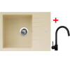 Sinks PERFECTO 650 Sahara + Vitalia černá matná