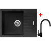 Sinks PERFECTO 650 Granblack + Vitalia černá matná