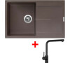 Sinks ULTIMA 790 Marone + Elka černá matná