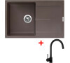 Sinks ULTIMA 790 Marone + Vitalia černá matná