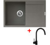 Sinks ULTIMA 790 Truffle + Vitalia černá matná