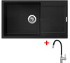 Sinks ULTIMA 860 XXL Pureblack + Flexia