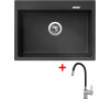 Sinks MAXIMO 680 Metalblack + Flexia
