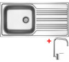 Sinks STAR 1000 XXL + CORNIA
