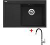 Sinks RIM 780 P Metalblack + Flexia