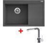 Sinks RIM 780 L Titanium + Mix 3 P GR