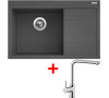 Sinks RIM 780 L Titanium + Elka