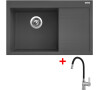 Sinks RIM 780 L Titanium + Flexia