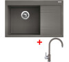 Sinks RIM 780 L Truffle + Vitalia GR