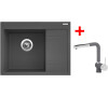 Sinks RIM 650 L Titanium + Mix 3 P GR