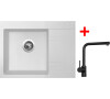 Sinks RIM 650 L Milk + Elka černá matná