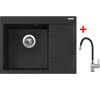 Sinks RIM 650 L Granblack + Flexia