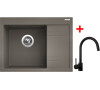 Sinks RIM 650 L Truffle + Vitalia černá matná