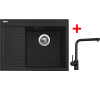 Sinks RIM 650 P Metalblack + Elka černá matná
