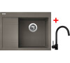 Sinks RIM 650 P Truffle + Vitalia černá matná