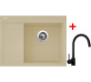 Sinks RIM 650 P Sahara + Vitalia černá matná
