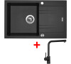 Sinks LINEA 780 XC Metalblack + Elka černá matná