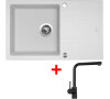 Sinks LINEA 780 XC Milk + Elka černá matná
