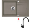 Sinks LINEA 780 XC Truffle + Vitalia černá matná