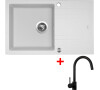 Sinks LINEA 780 XC Milk + Vitalia černá matná