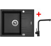 Sinks LINEA 600 XC Metalblack + Elka černá matná
