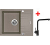 Sinks LINEA 600 XC Truffle + Elka černá matná