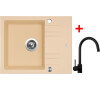 Sinks LINEA 600 XC Sahara + Vitalia černá matná