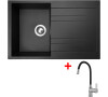 Sinks GRANDE 800 Metalblack + Flexia