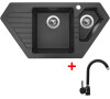 Sinks BRAVO 850.1 Granblack + Polo GR