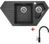 Sinks BRAVO 850.1 Granblack + Vitalia GR