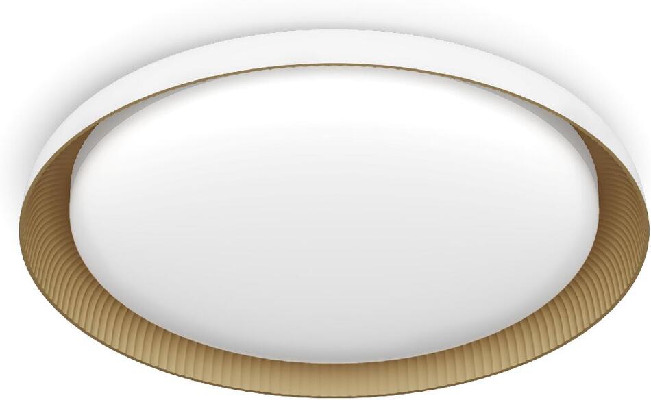 Pebblo UltraEfficient stropní svítidlo LED 10W 1950lm 4000K SceneSwitch CRI80 32cm kulaté IP20, bílé Philips