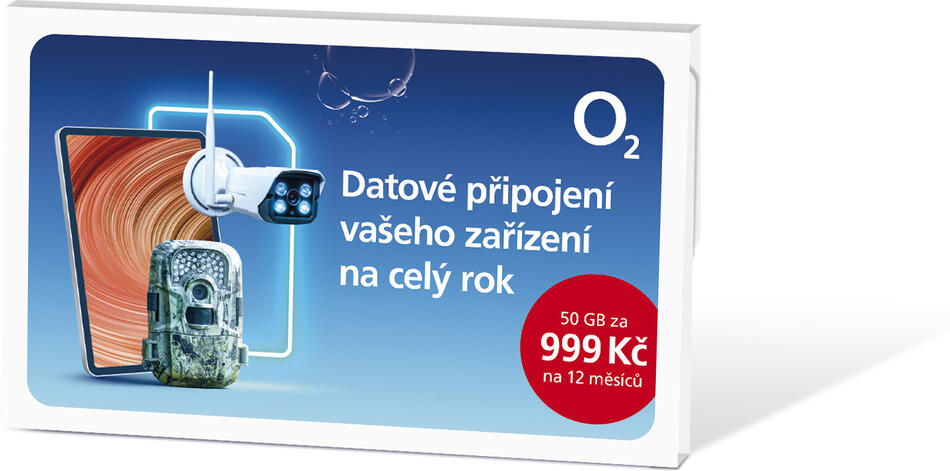 O2 Roční datové připojení 50 GB (SMALLPGO.0GP50G59)
