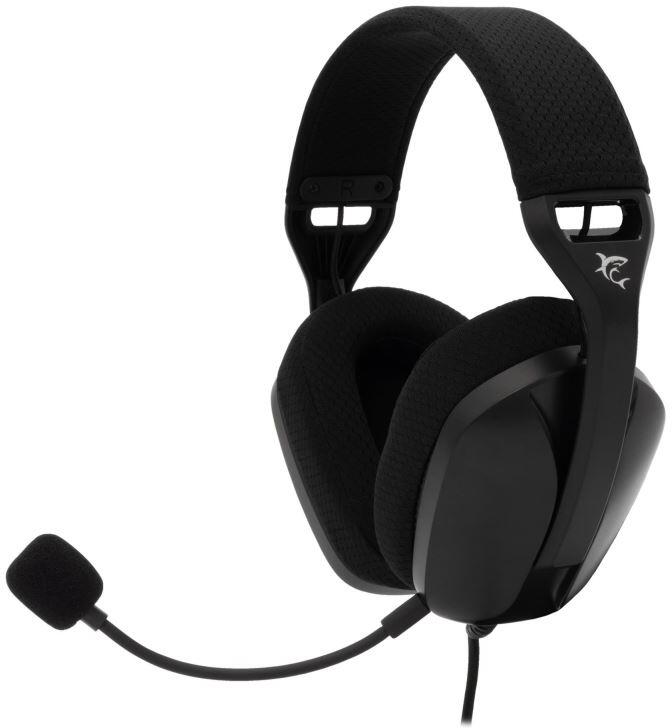 White Shark herní headset SPARROW, pro PC, PS4/PS5, Mac, černá (GH-2443) (SPARROW - B)