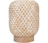 Solight ratanová LED lucerna s LED žárovkou, teplá bílá, 2x AAA, 19cm