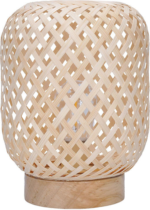 Solight ratanová LED lucerna s LED žárovkou, teplá bílá, 2x AAA, 19cm