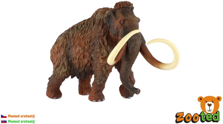 Mamut srstnatý zooted plast 18cm