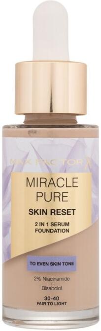 Makeup Max Factor Miracle Pure Skin Reset 2in1 Serum Foundation, 30 ml, odstín 30-40 Fair To Light