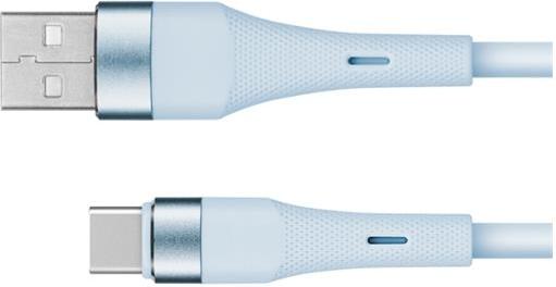 Kabel KRUGER & MATZ KM1268-1BL Basic USB/USB-C 1m Blue KRUGERMATZ