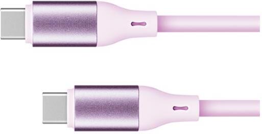 Kabel KRUGER & MATZ KM1269-1P Basic USB-C/USB-C 1m Pink KRUGERMATZ