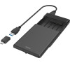 Hama externí box na 2,5" SSD/HDD disk, USB-A + USB-C, SATA, USB 3.2 Gen 1