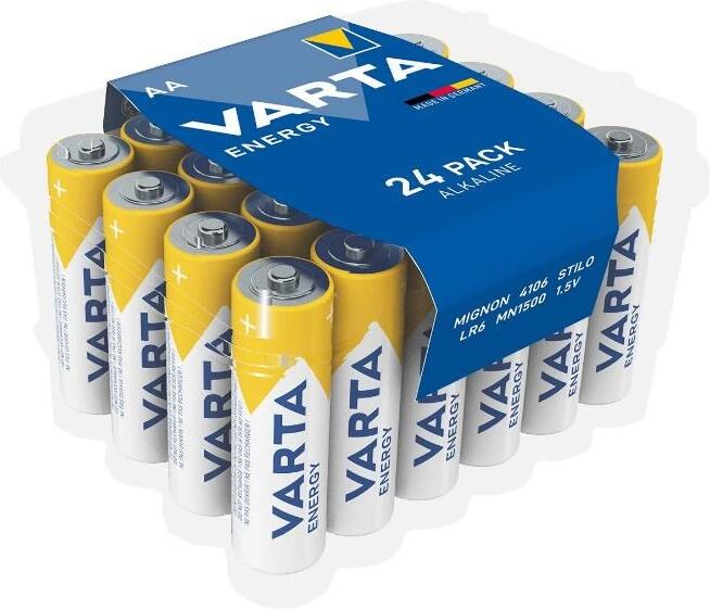 Varta LR6/24 Pack ENERGY 4106 - AA (24 ks) (409675,00)