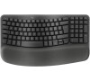 PC klávesnice Logitech Wave Keys Graphite US