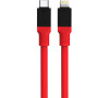 Tactical Fat Man Cable USB-C/Lightning 1m Red