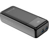 Powerbanka GoGEN 30000mAh, USB-C PD 65W, QC 22,5W, LCD - černá