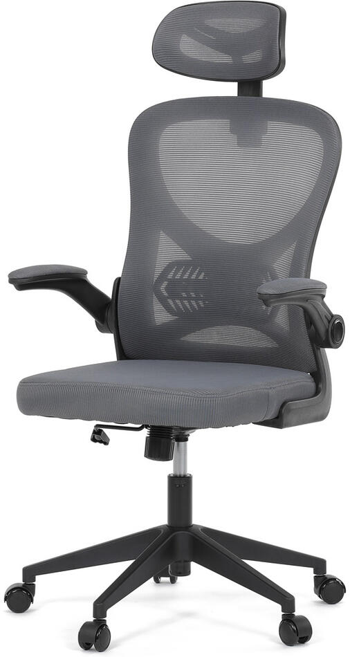 Kancelářská židle Autronic KA-K2021-GREY, šedá