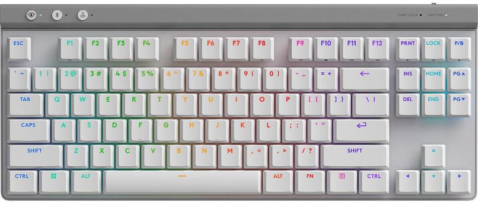 PC klávesnice Logitech G515 TKL Lightspeed White US