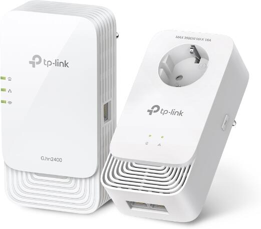 Powerline ethernet TP-Link PGW2440 KIT G.hn adaptér (1428 Mbps), 1x GLan, Wifi AX1800